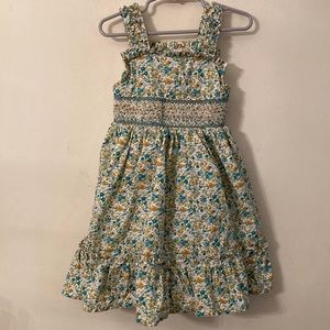 Emily Lacey Lake Forest printed smocked dress